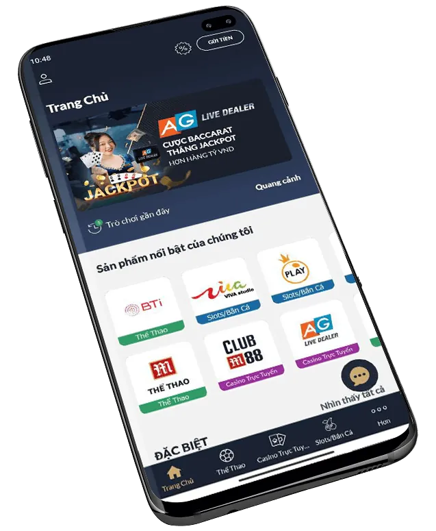 Banner khuyến mãi thể thao độc quyền với logo cm88a và các biểu tượng tiền thưởng